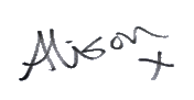 Alison's signature